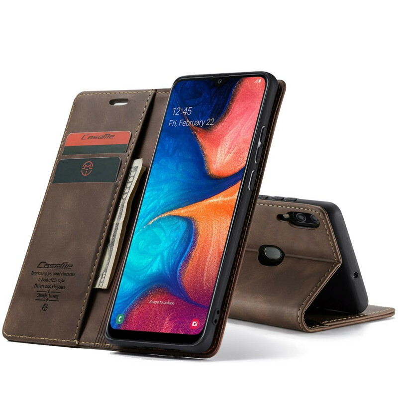 Flip Cover Samsung Galaxy A30 CASEME Lädermaterial Flip Cover Samsung Galaxy A30 CASEME Lädermaterial