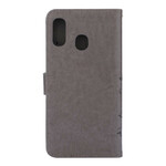 Samsug Galaxy A30 fodral Fjärilar och blommor