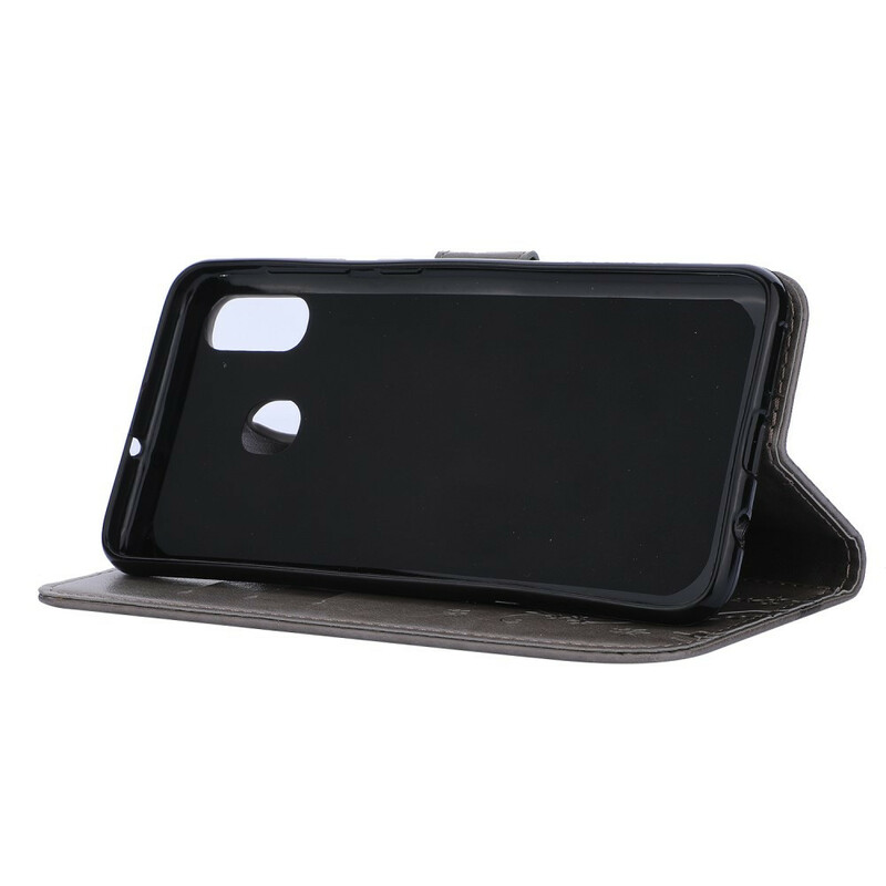 Samsug Galaxy A30 fodral Fjärilar och blommor