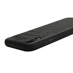iPhone XR fodral i äkta läder med krokodilstruktur