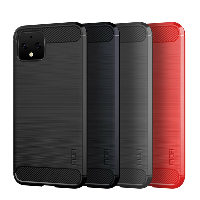 Google Pixel 4 borstat kolfiberfodral MOFI