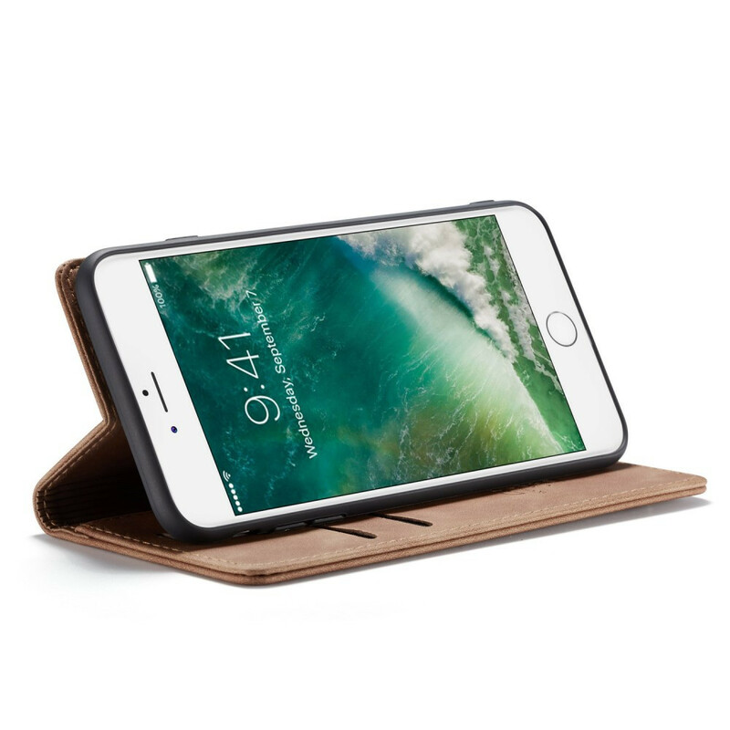 Flip Cover iPhone 8 Plus / 7 Plus CASEME Läderkonstnär
