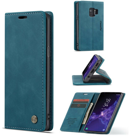 Flip Cover Samsung Galaxy S9 CASEME Lädermaterial