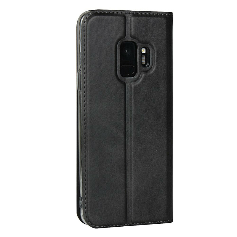 Flip Cover Samsung Galaxy S9 Leatherette Class med rem