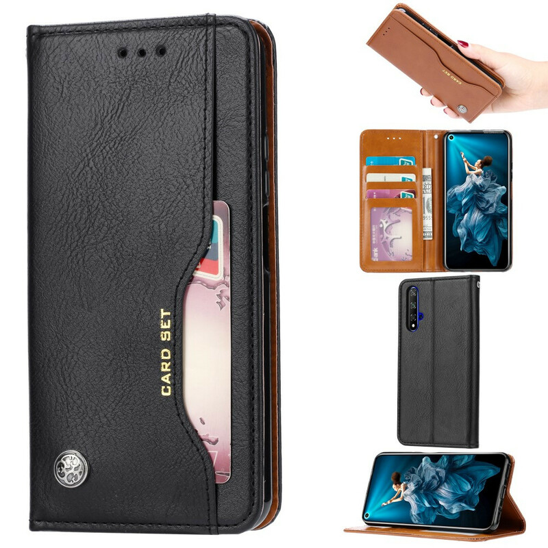 Flip Cover Honor 20 Leatherette Card Case