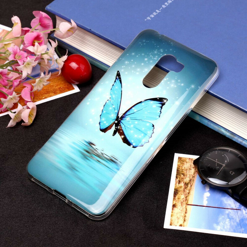 Xiaomi Pocophone F1 Butterfly SkalBlue Fluorescent