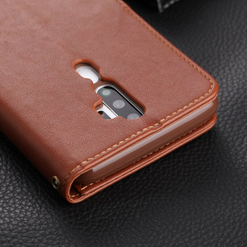 Fodral Oppo A9 2020 AZNS Lädereffekt Fodral Oppo A9 2020 AZNS Lädereffekt