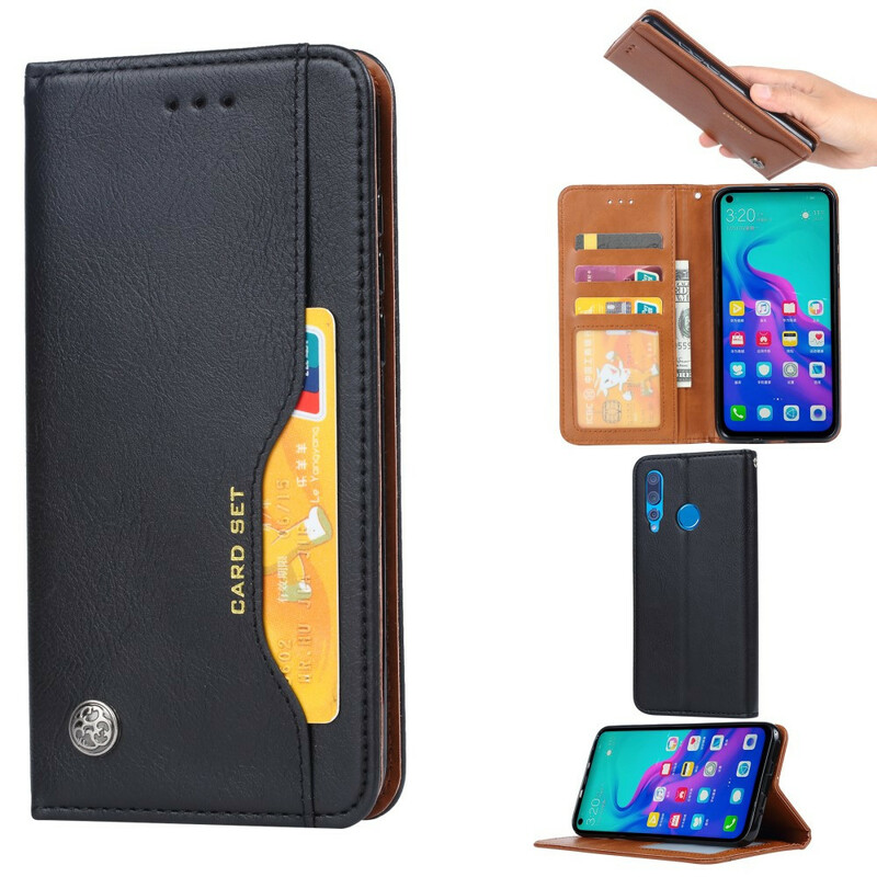 Flip Cover Huawei P Smart Z / Honor 9X Leatherette Card Case