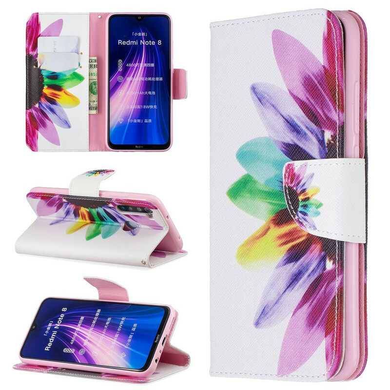 Xiaomi Redmi Note 8 Watercolour Flower Case