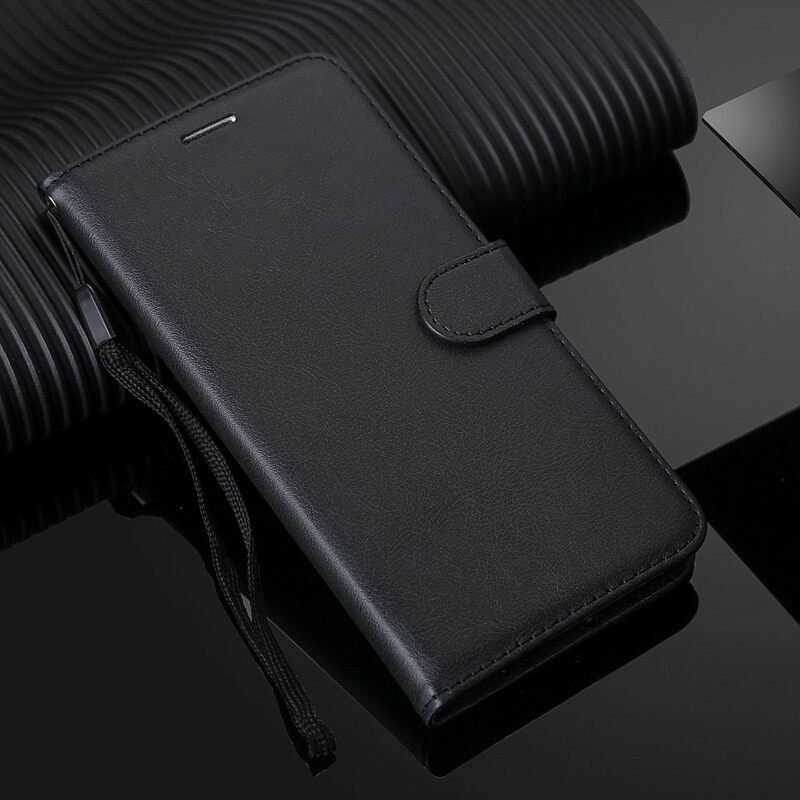 Fodral Huawei P Smart Z / Honor 9X Lädereffekt med rem