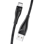 USAMS Micro USB 1 meter Nylonflätad laddkabel