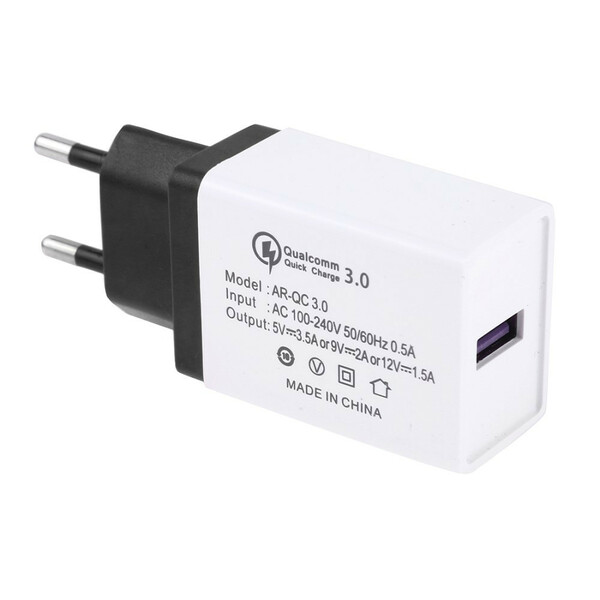 USB-väggladdare Adapter EU-plugg