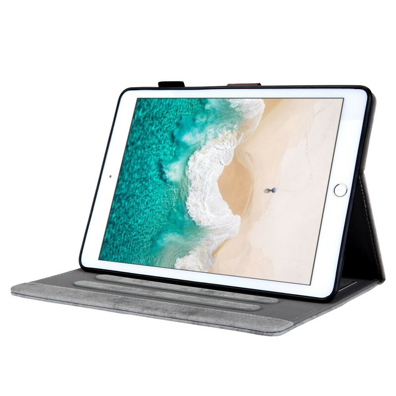 iPad-skydd 10.2" (2019) Läder i marmorformat