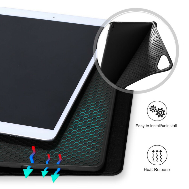 Smart SkaliPad 10.2" (2019) Läderkonst med pennfodral Smart SkaliPad 10.2" (2019) Läderkonst med pennfodral