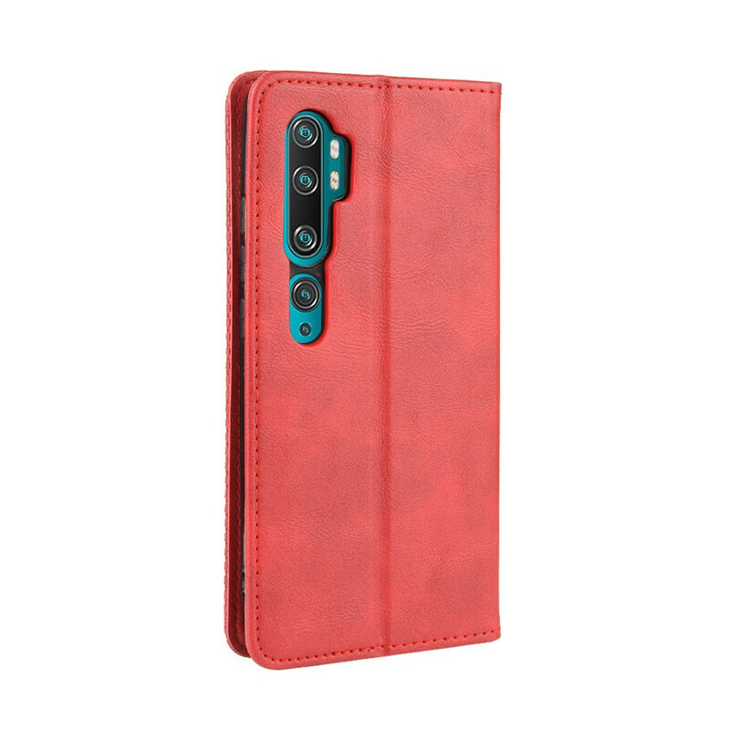 Flip Cover Xiaomi Mi Note 10 Lädereffekt Snygg