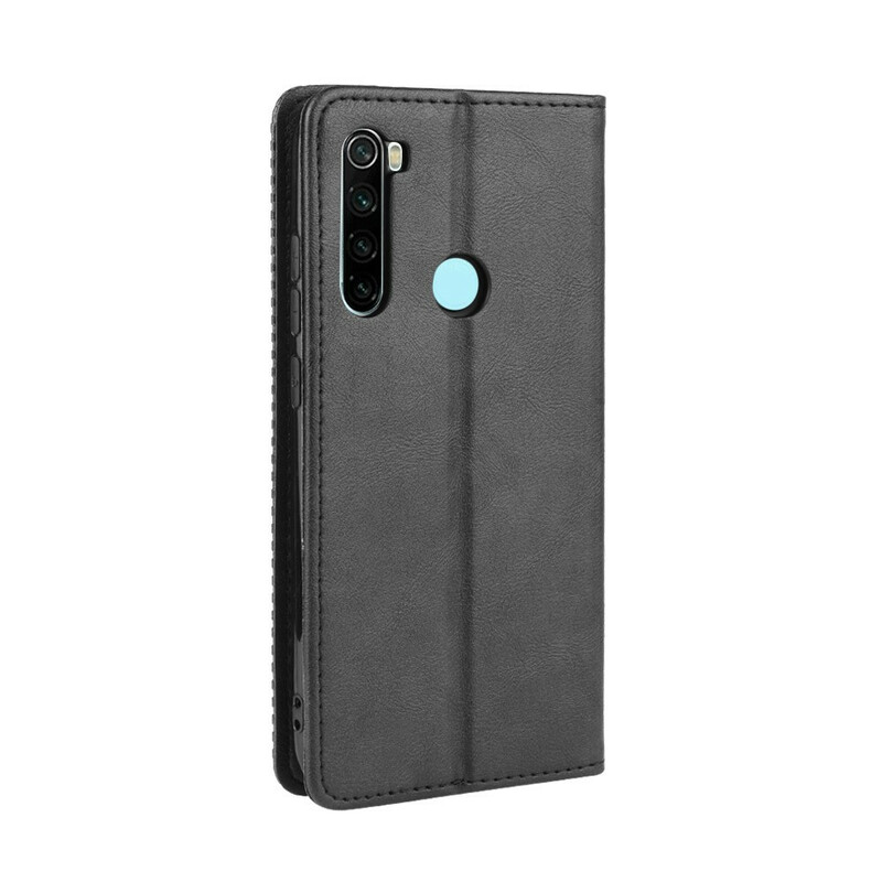 Flip Cover Xiaomi Redmi Note 8T Vintage läder effekt stilfullt