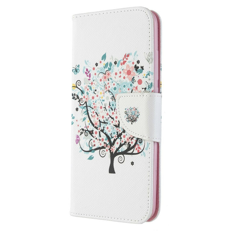 Xiaomi Redmi 8A fodral med blommigt träd