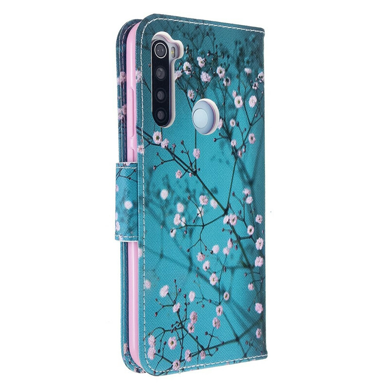 Xiaomi Redmi Note 8T fodral för blommande träd