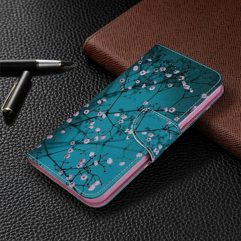 Xiaomi Redmi Note 8T fodral för blommande träd