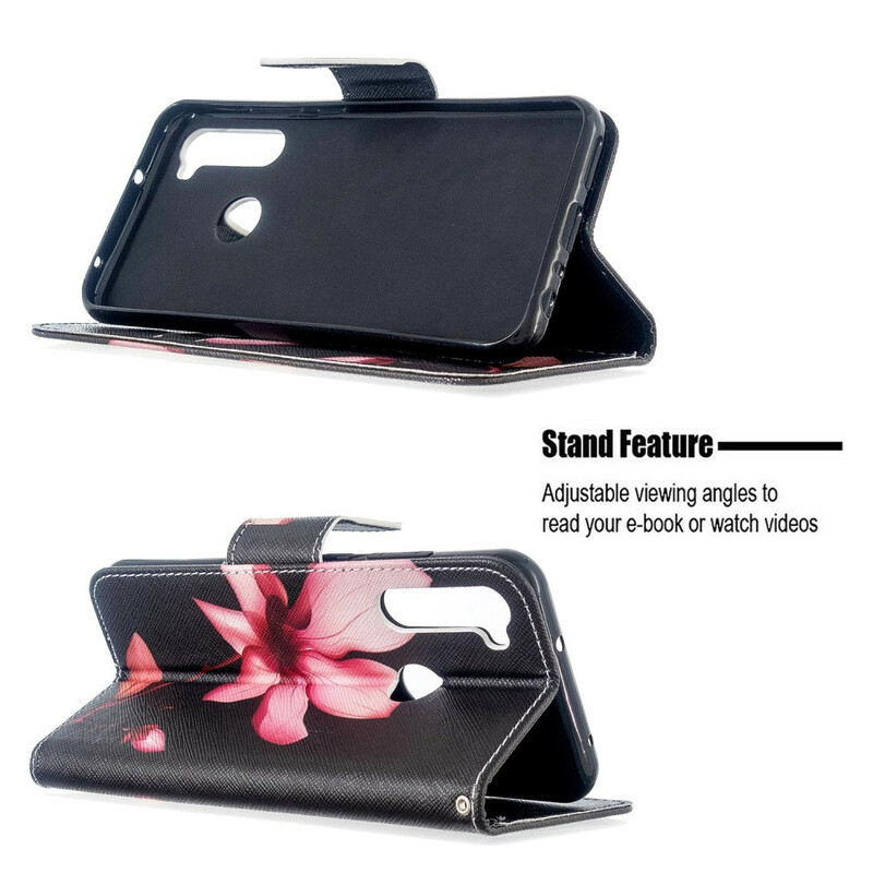 Xiaomi Redmi Note 8T fodral Pink Flower