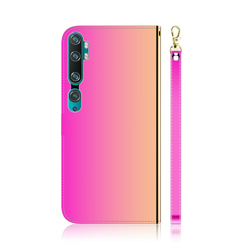 Xiaomi Mi Note 10 Läderväska MIroir Cover