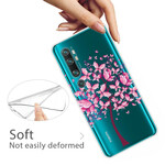 Xiaomi Mi Note 10 fodral Top Tree Pink