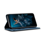 Flip Cover Honor 20 / Huawei Nova 5T Läder Jeans Texture