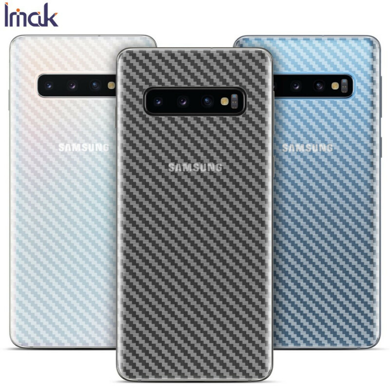 Bakre skyddsfilm för Samsung Galaxy S10 Carbon Style IMAK