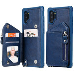 Samsung Galaxy Note 10 Plus plånboksväska med dragkedja