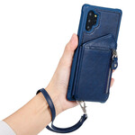 Samsung Galaxy Note 10 Plus plånboksväska med dragkedja
