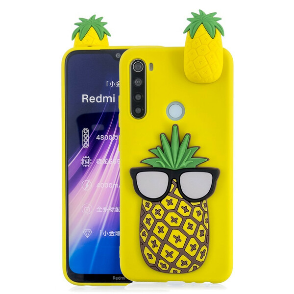 Xiaomi Redmi Note 8T 3D-fodral med ananas