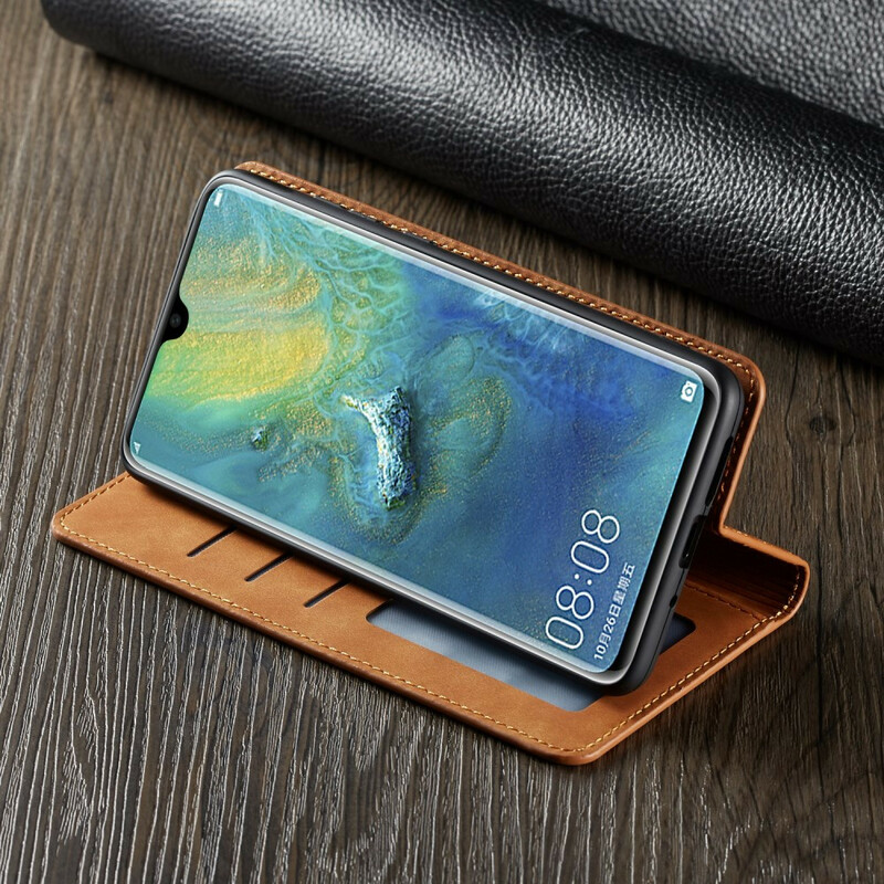 Flip Cover Huawei Mate 20 Läder Effekt FORWENW