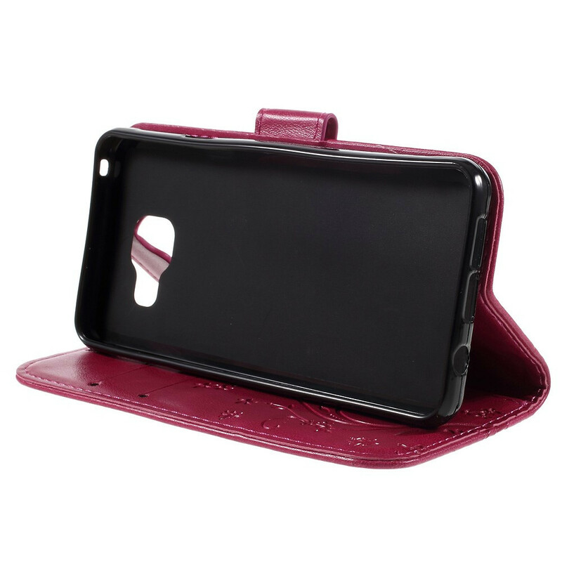 Samsug Galaxy A3 2016 fodral Fjärilar och blommor Samsug Galaxy A3 2016 fodral Fjärilar och blommor
