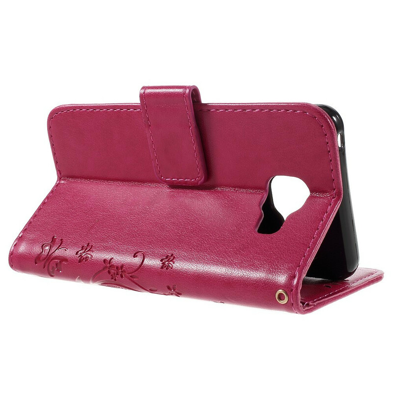 Samsug Galaxy A3 2016 fodral Fjärilar och blommor Samsug Galaxy A3 2016 fodral Fjärilar och blommor