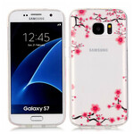 Samsung Galaxy S7 fodral Blomma grenar Samsung Galaxy S7 fodral Blomma grenar