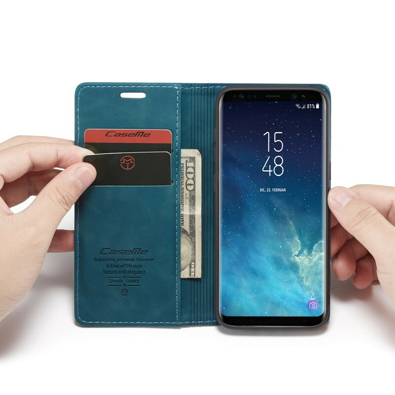 Flip Cover Samsung Galaxy S8 CASEME Lädermaterial