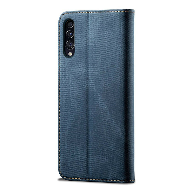 Flip Cover Samsung Galaxy A50 Jeans Fabric