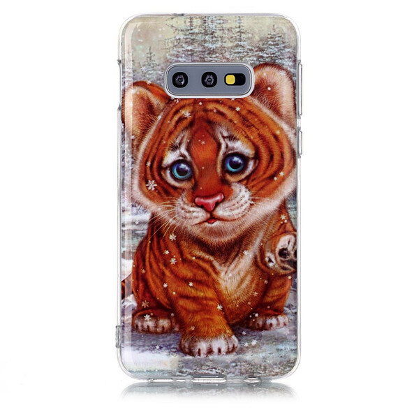 Samsung Galaxy S10e Tiger Baby fodral