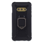 Samsung Galaxy S10e Ring och kolfiberfodral