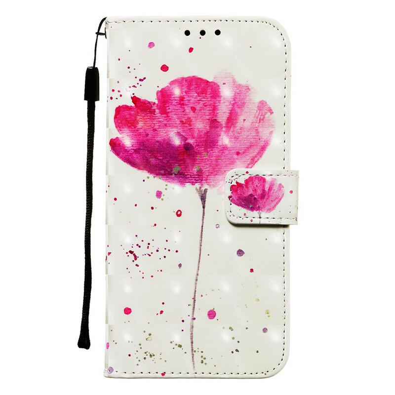 Samsung Galaxy S20 Poppy Watercolour Case