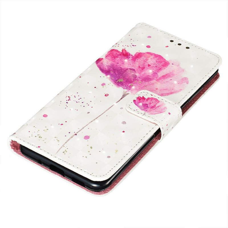 Samsung Galaxy S20 Poppy Watercolour Case