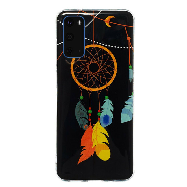 Samsung Galaxy S20 unikt fluorescerande Dreamcatcher-fodral