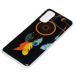 Samsung Galaxy S20 unikt fluorescerande Dreamcatcher-fodral