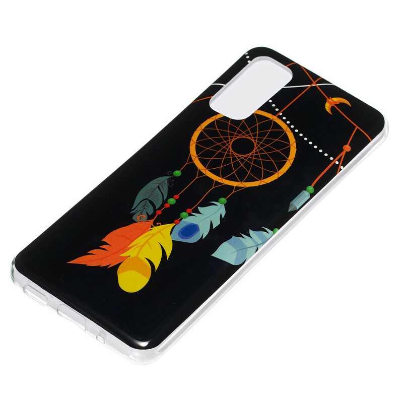 Samsung Galaxy S20 unikt fluorescerande Dreamcatcher-fodral