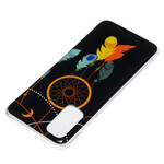 Samsung Galaxy S20 unikt fluorescerande Dreamcatcher-fodral