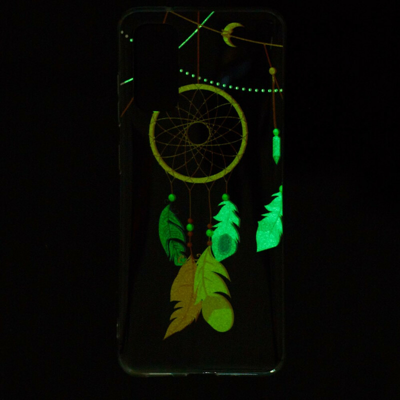 Samsung Galaxy S20 unikt fluorescerande Dreamcatcher-fodral