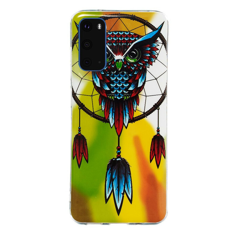 Samsung Galaxy S20 Catchy Owl SkalFluorescent