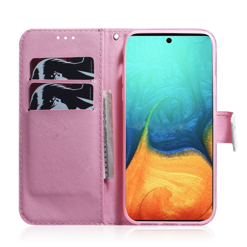 Samsung Galaxy A71 Flower SkalOld Pink