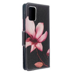 Samsung Galaxy A71 fodral Rosa blomma