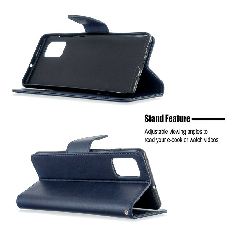 Samsung Galaxy A71 SkalSmooth Oblique Flap